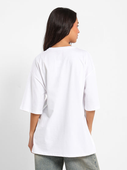 Oversized T-Shirt City Street Print