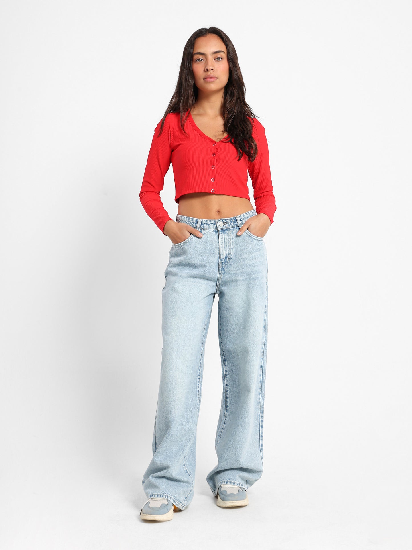 Oversized Loose-Fit Jeans