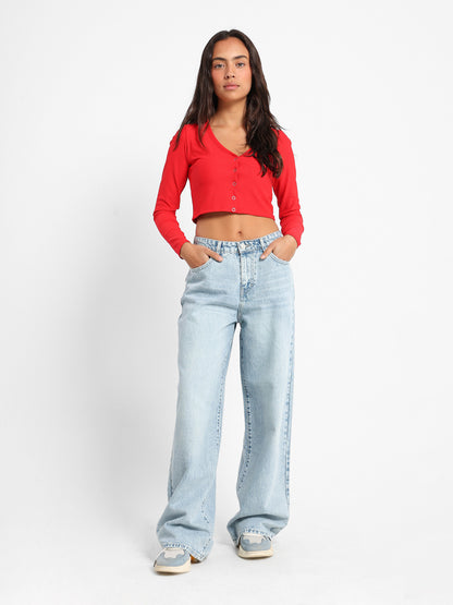 Oversized Loose-Fit Jeans