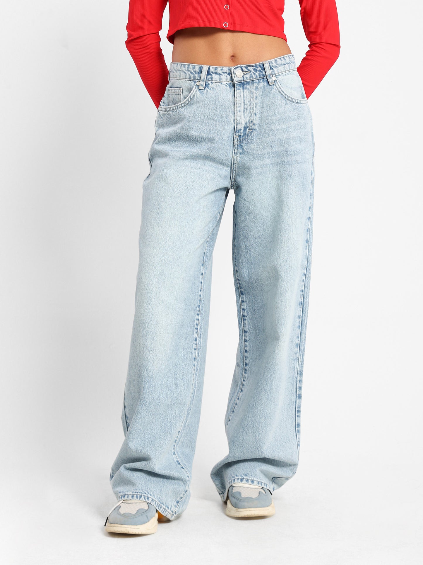 Oversized Loose-Fit Jeans