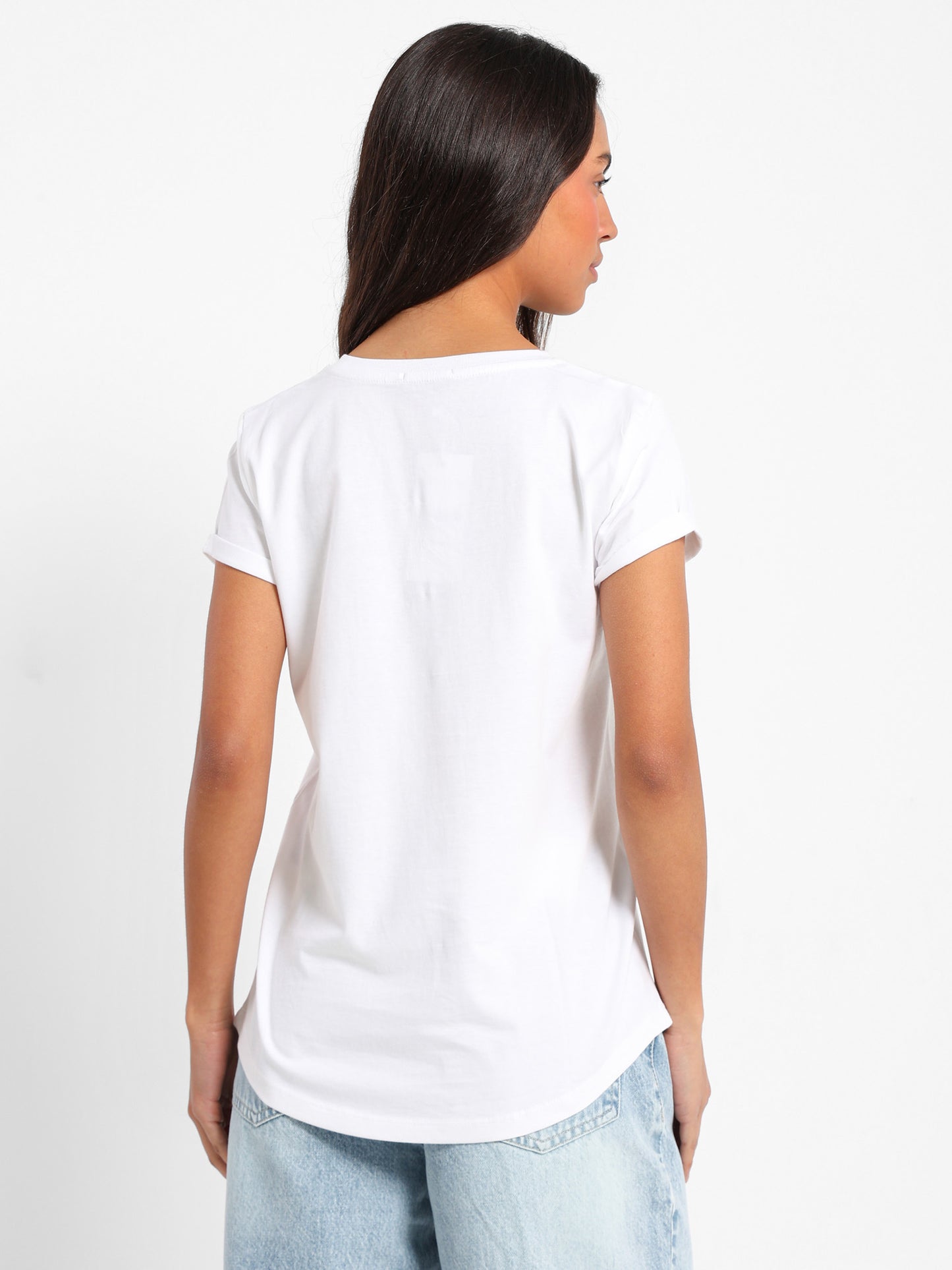 Colored Plastic Bags Print T-Shirt