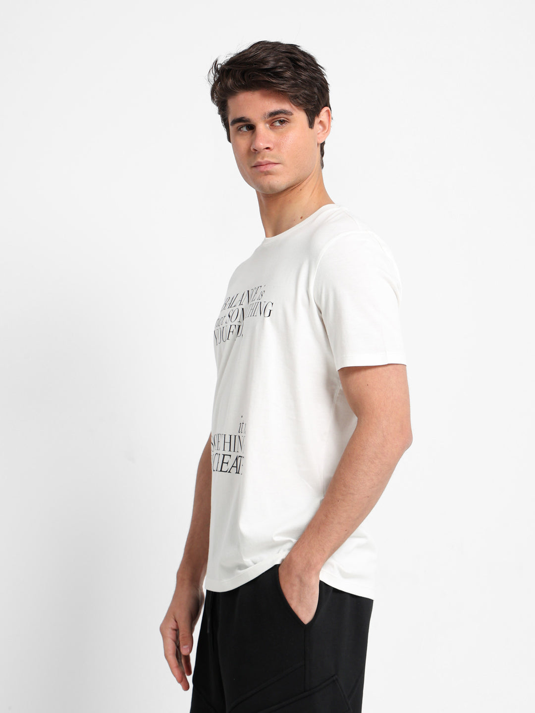 "Balance Is Not Something You Find"  T-Shirt