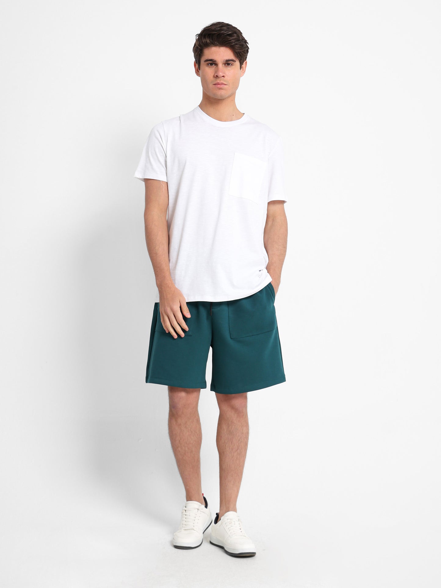 Relaxed Fit T-Shirt with Front Pocket