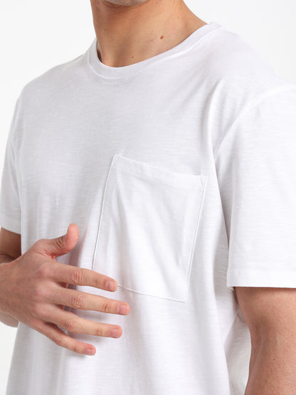 Relaxed Fit T-Shirt with Front Pocket