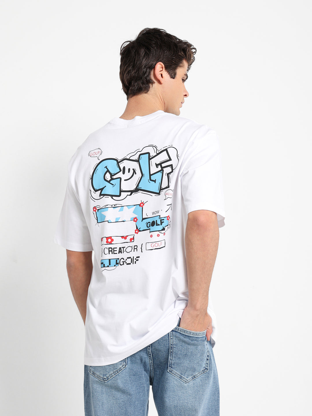 تيشيرت بطبعة مستوحاة من Golf Wang
