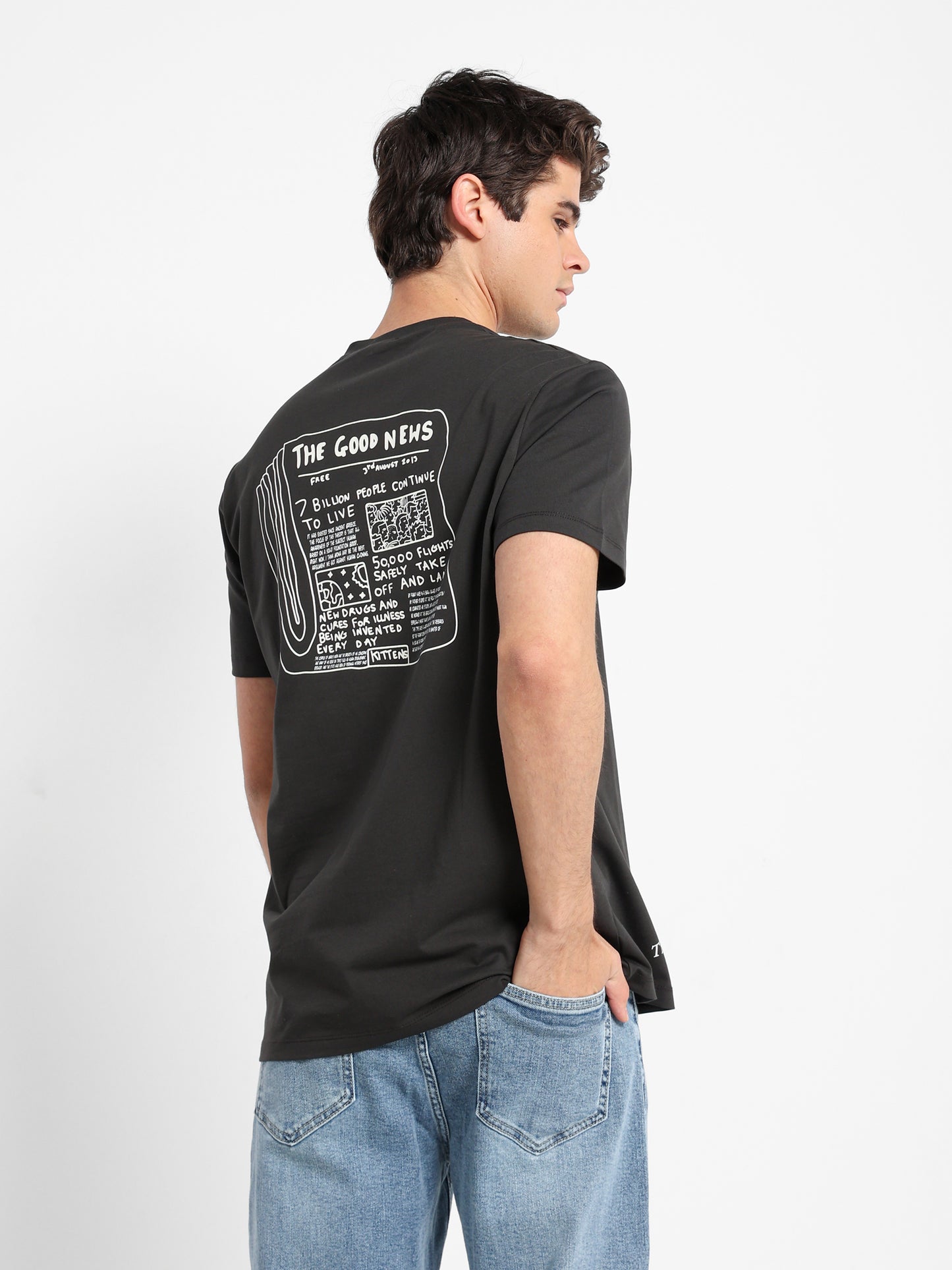 The Good News Back Print T-Shirt