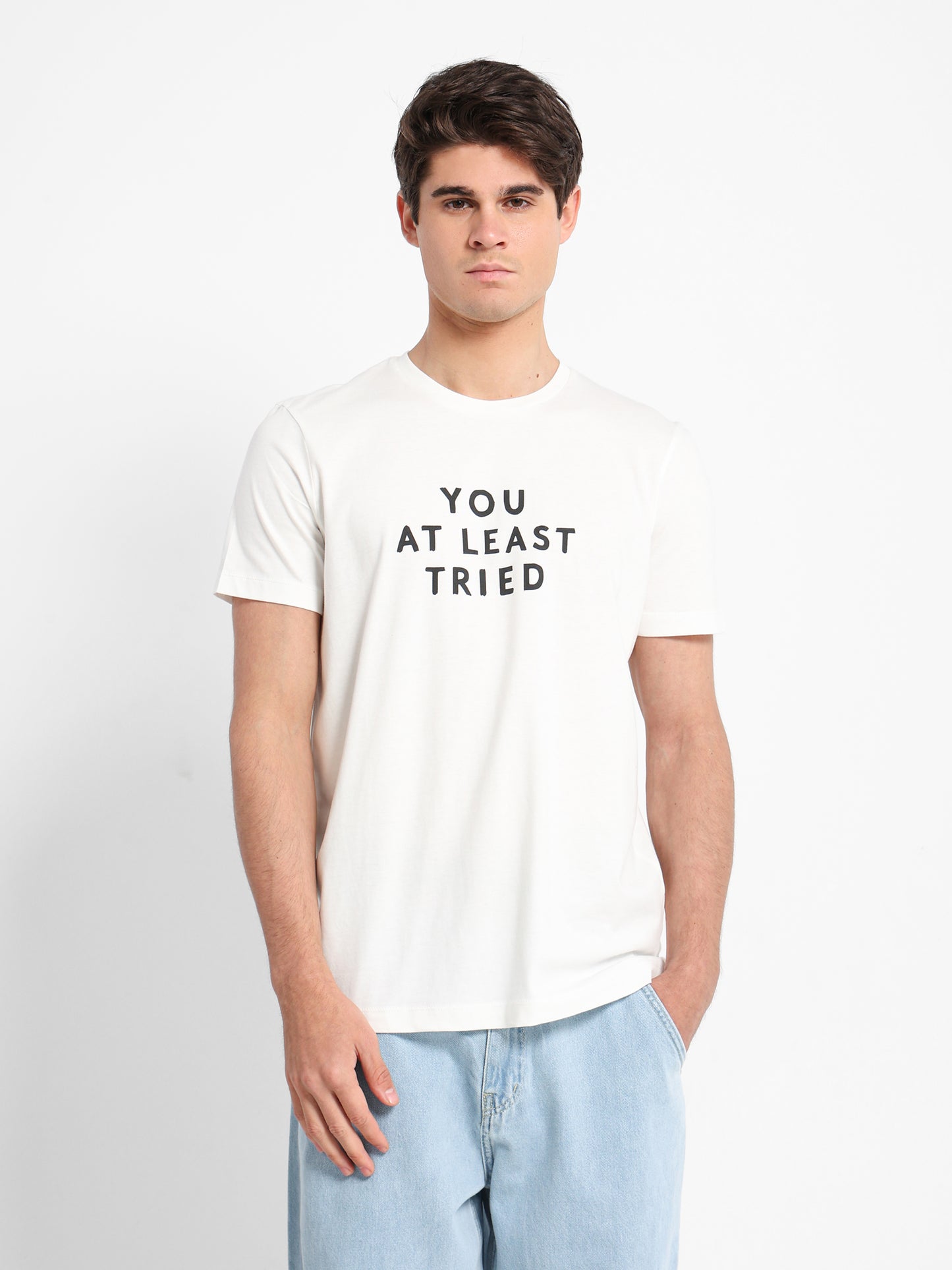 You At Least Tried Front Print T-Shirt