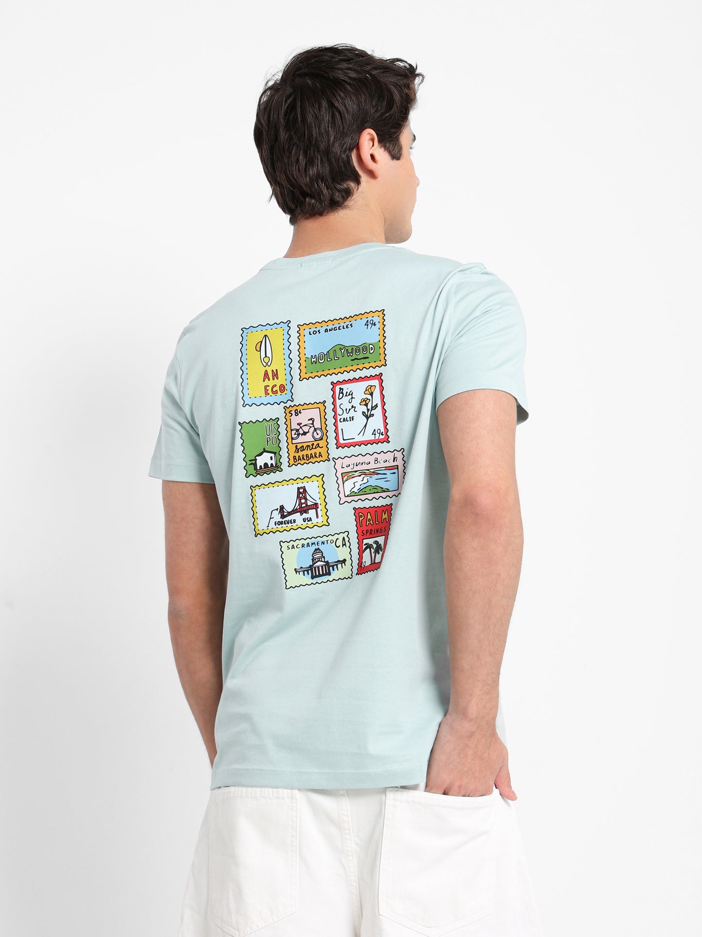 Back Print Casual T-Shirt