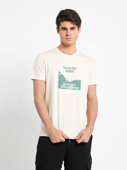 You Are Not Behind Printed T-Shirt
