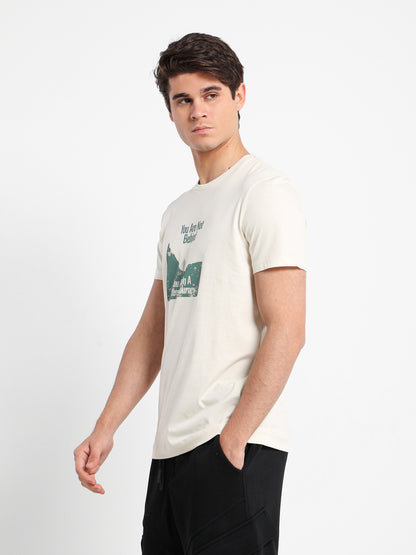 You Are Not Behind Printed T-Shirt