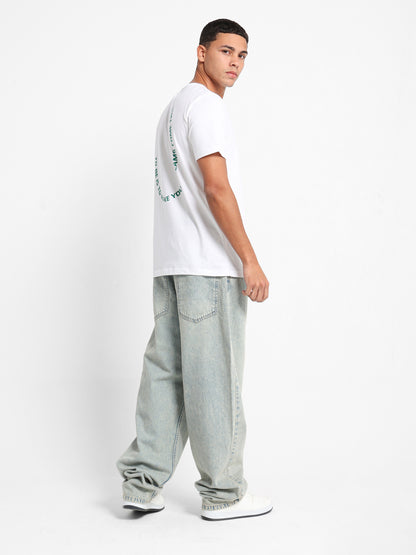 Back Print Round Neck T-Shirt