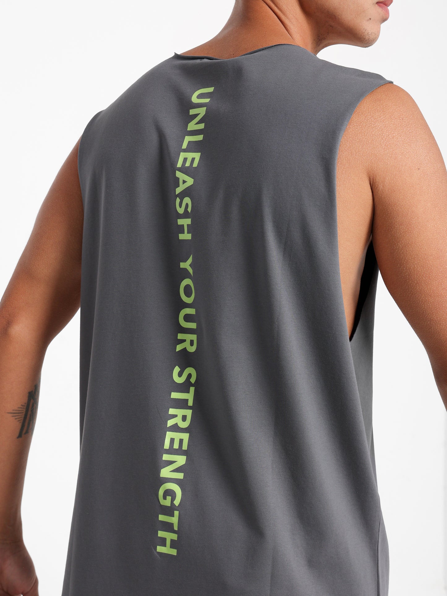 Sleeveless Long Fit T-Shirt