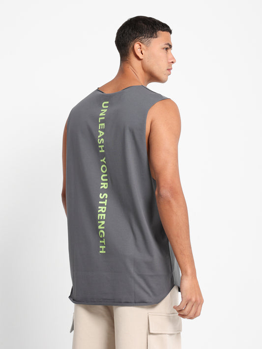 Sleeveless Long Fit T-Shirt