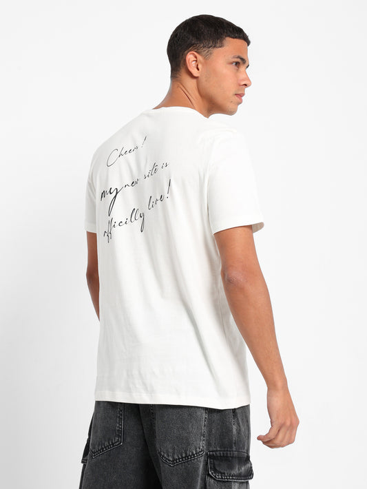 Cheers Back Print T-Shirt