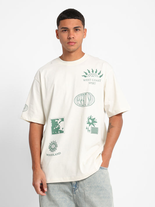 Poster Badges Graphic T-Shirt