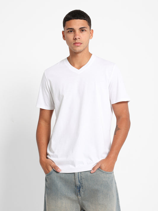 Basic Regular Fit V-Neck T-Shirt