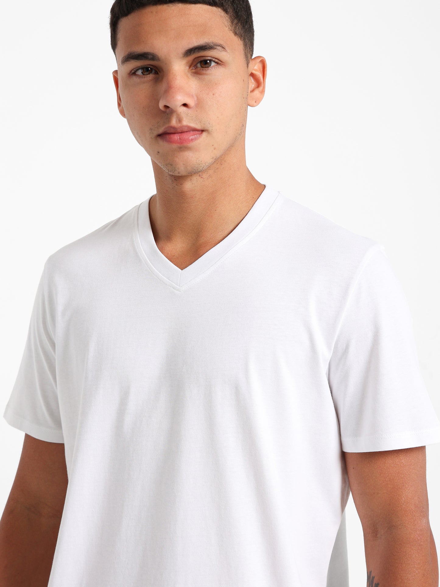 Basic Regular Fit V-Neck T-Shirt