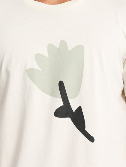 Flower Printed T-Shirt