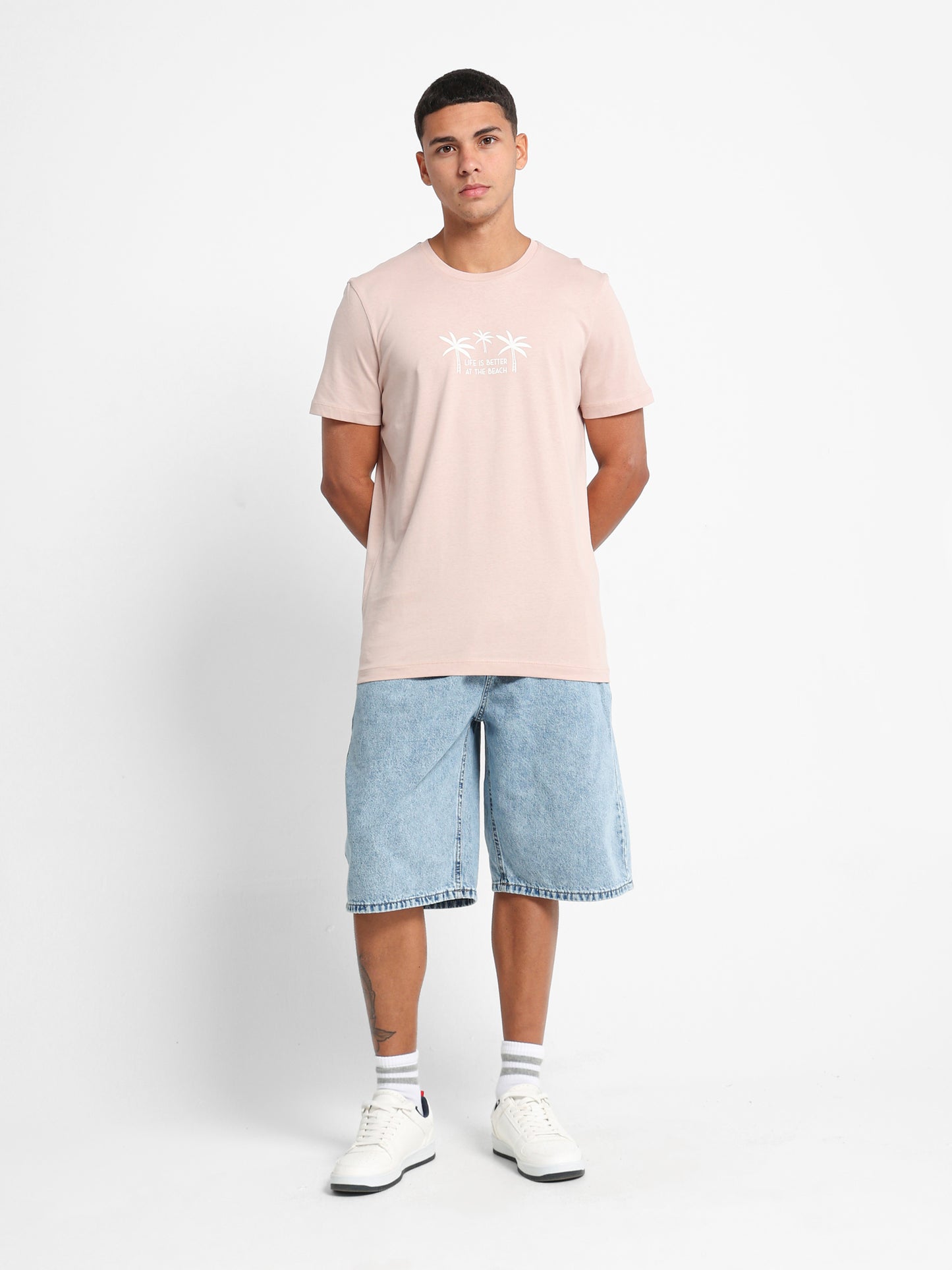 Casual Crew Neck T-Shirt With Print