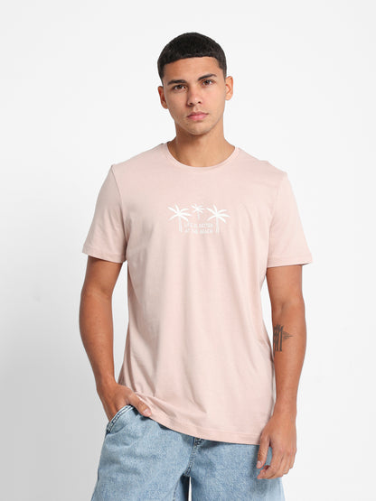 Casual Crew Neck T-Shirt With Print