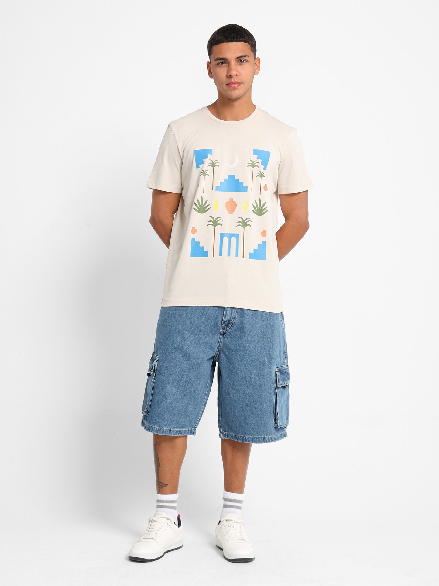 Retro Summer Icons Graphic T-Shirt