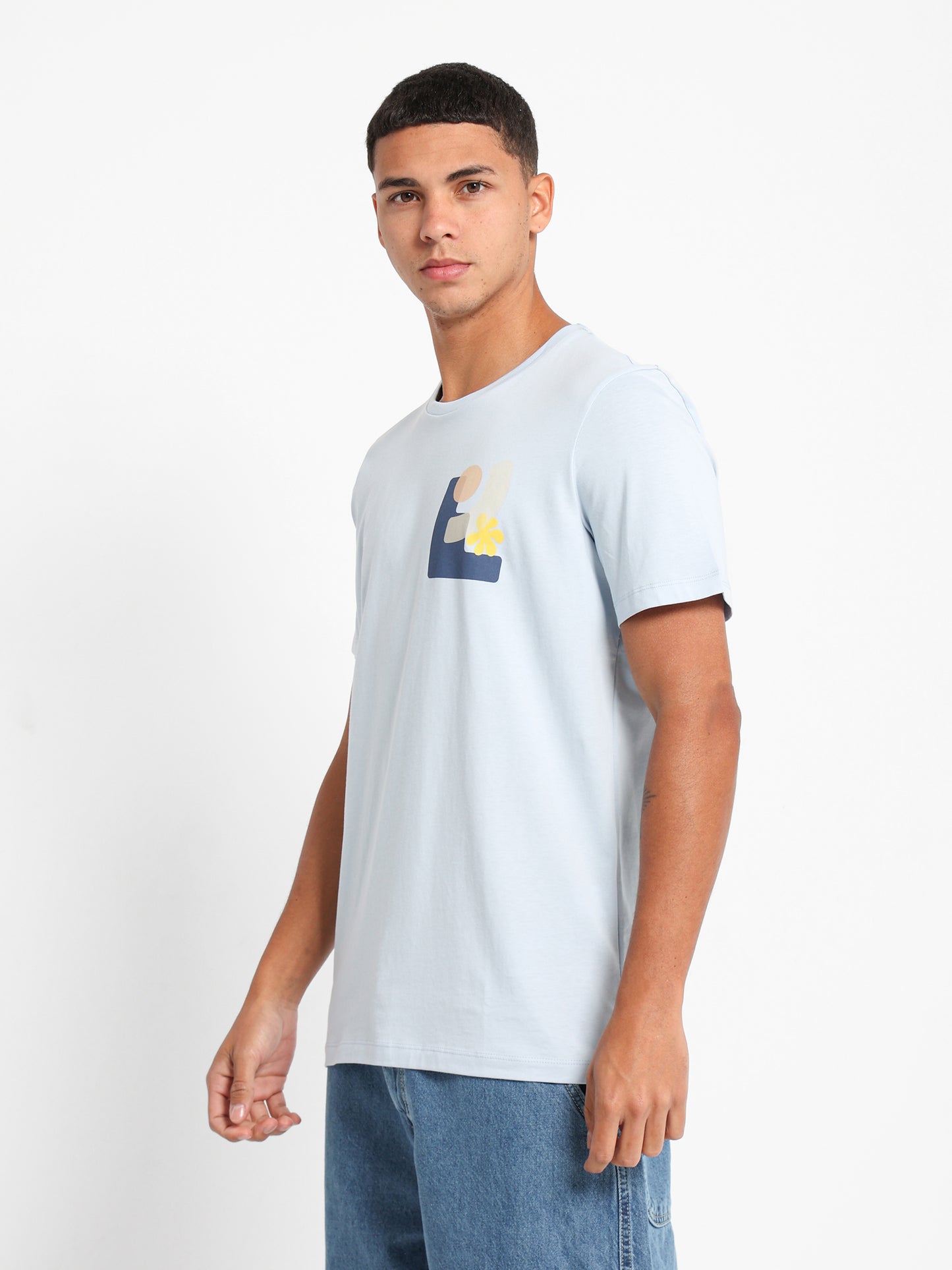 Beach Faded Shapes Graphic T-Shirt