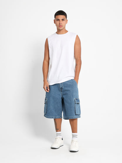 Basic Dropped Armhole T-Shirt