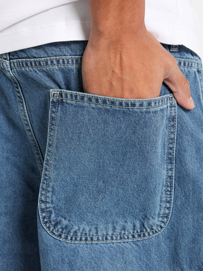 Cargo Denim Shorts