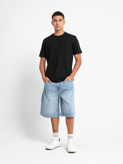 Relaxed Fit T-Shirt with Front Pocket