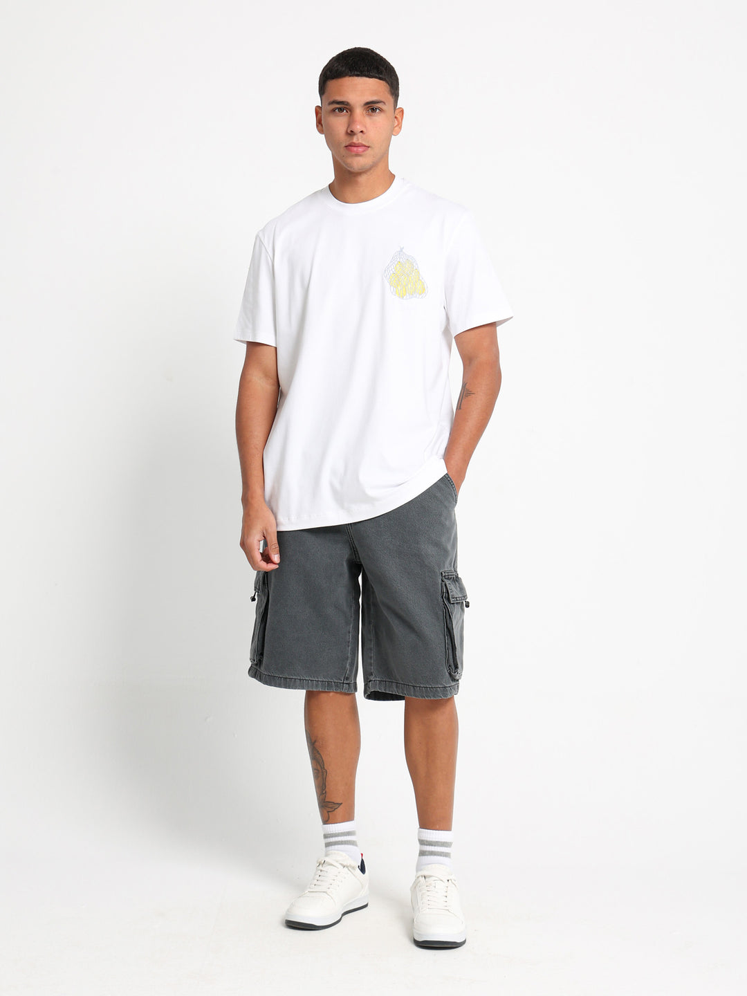 Cargo Denim Shorts