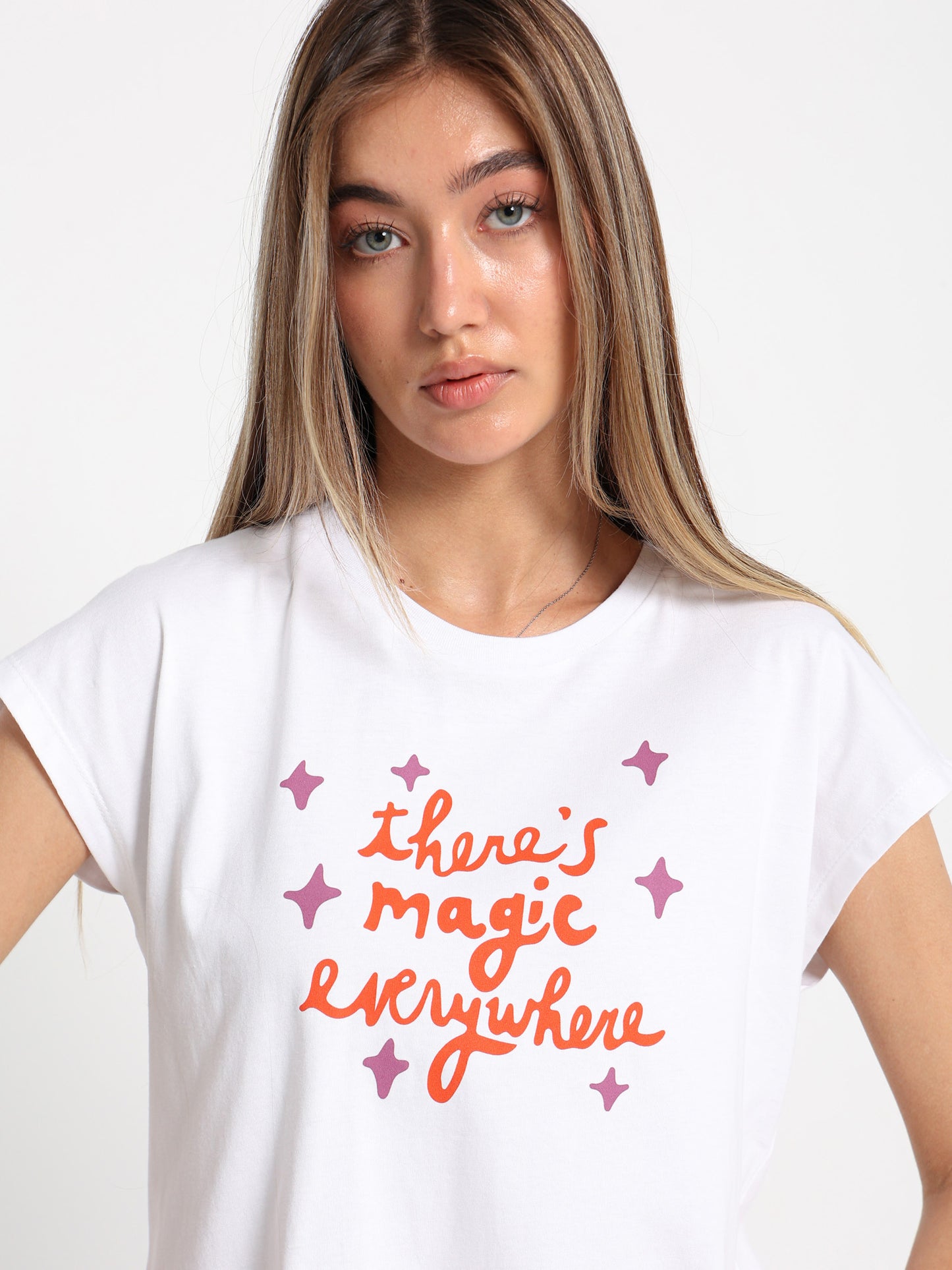 "There"s Magic" Cap Sleeve T-Shirt