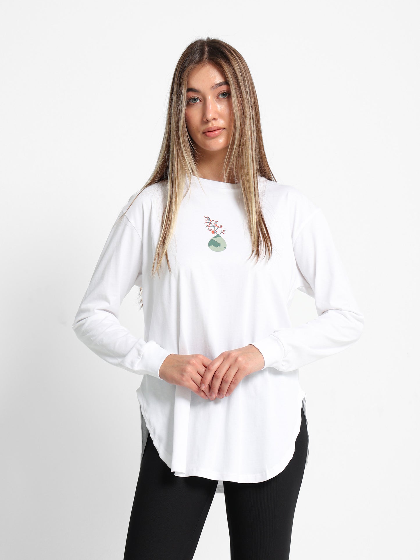 Long Sleeve Print T-Shirt