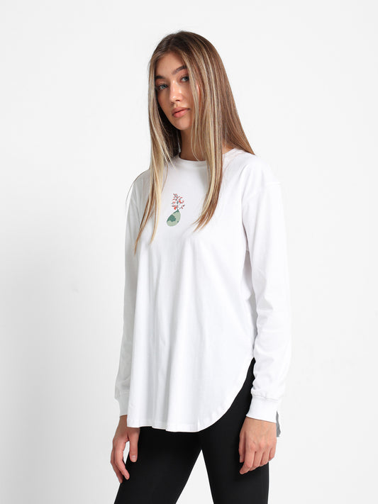 Long Sleeve Print T-Shirt
