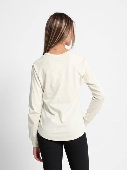 Text Print Raglan Sleeve T-Shirt