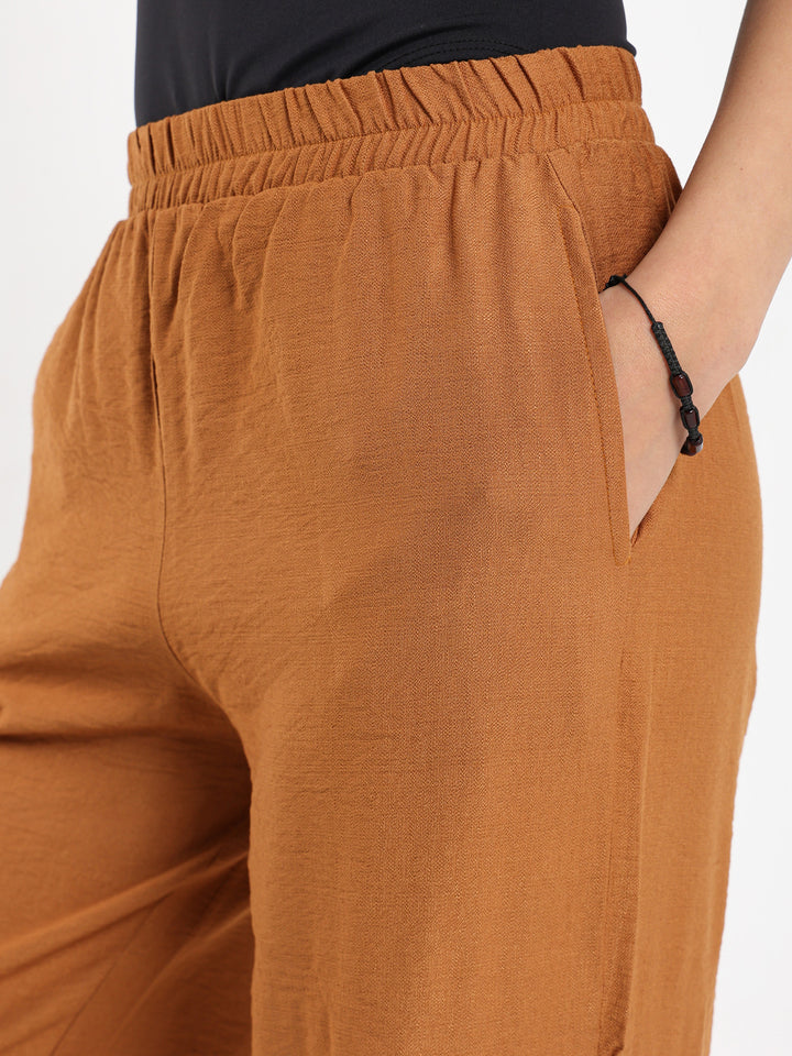 Loose Pants with Side Pockets