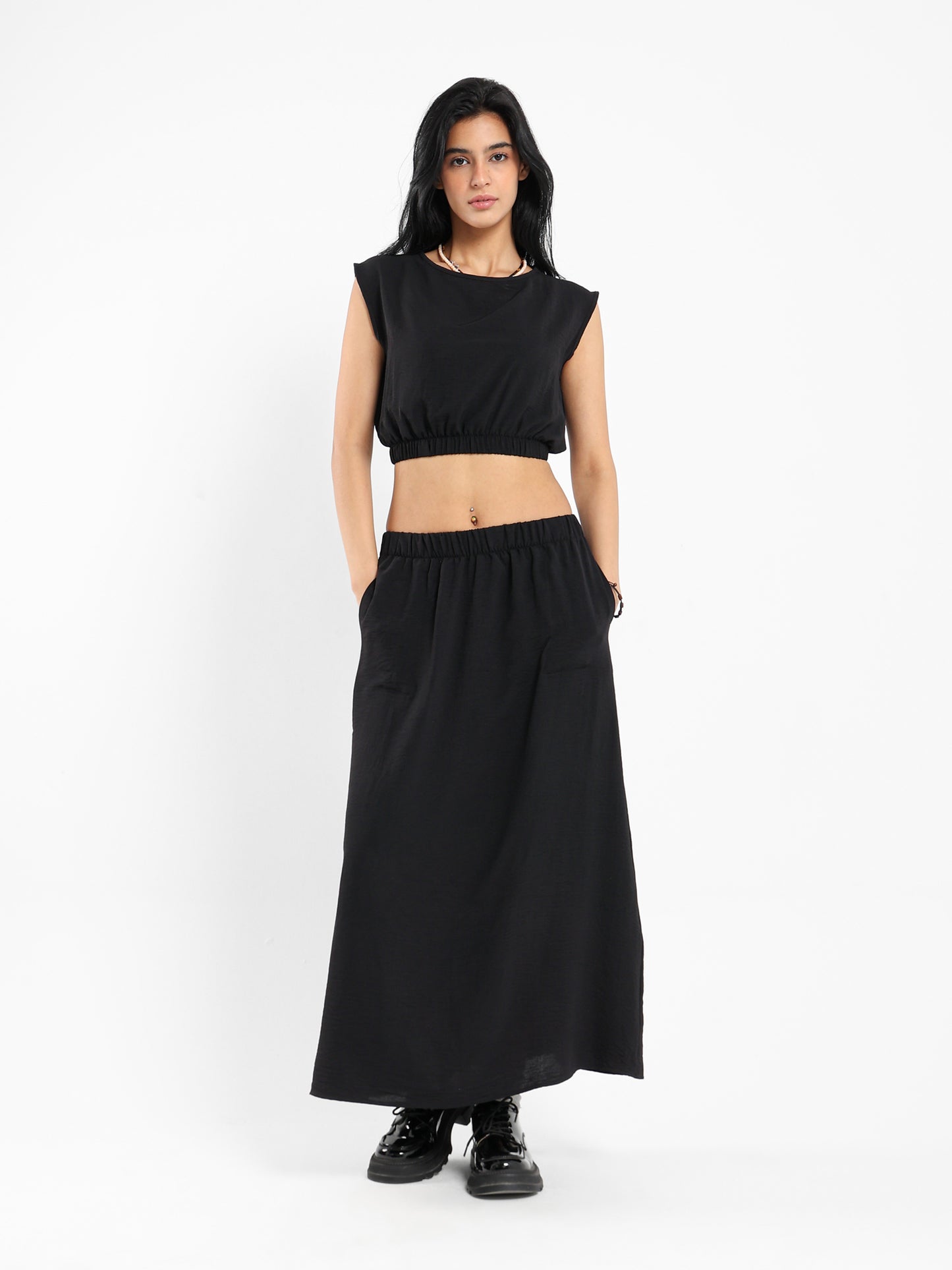 Elasticated Waistband Skirt