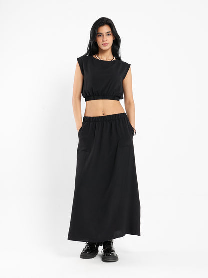 Elasticated Waistband Skirt
