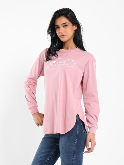 "You Can"t Run Forever" Long Sleeve T-Shirt
