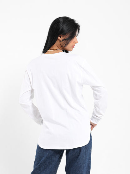 "No More Drama" Oversized Long Sleeve T-Shirt