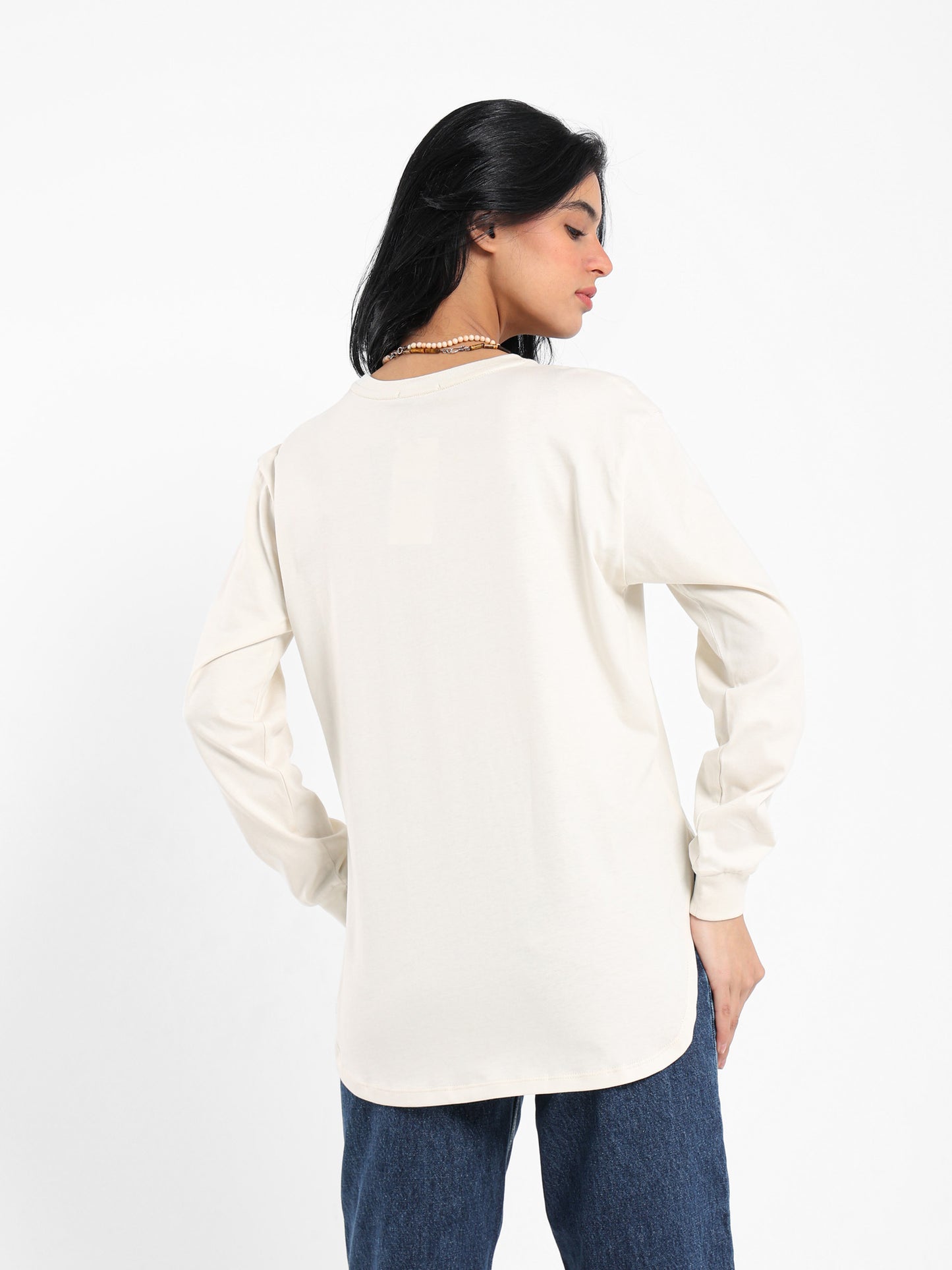 Front Print Long Sleeve T-Shirt