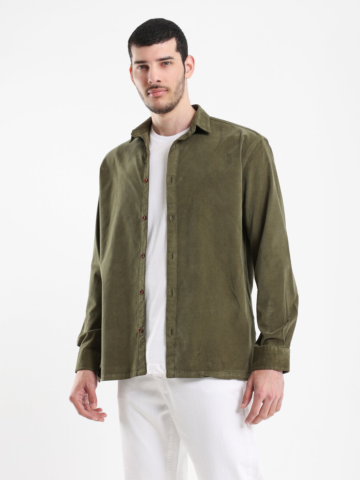 Corduroy Long Sleeve Shirt