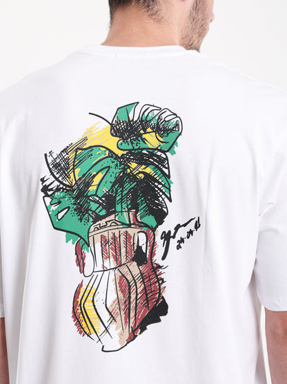 Vase Print Graphic T-Shirt
