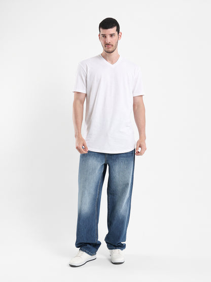 V-Neck Long Fit T-Shirt