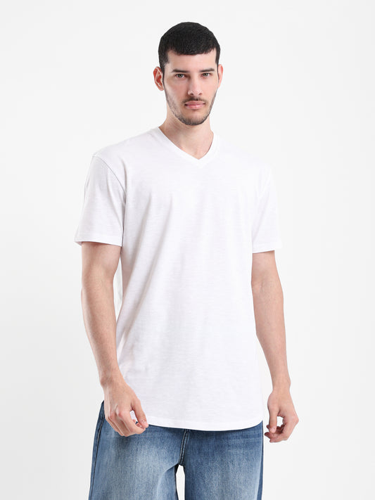 V-Neck Long Fit T-Shirt
