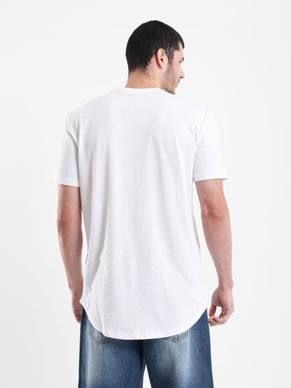 V-Neck Long Fit T-Shirt
