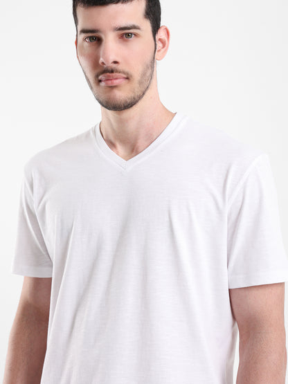 V-Neck Long Fit T-Shirt