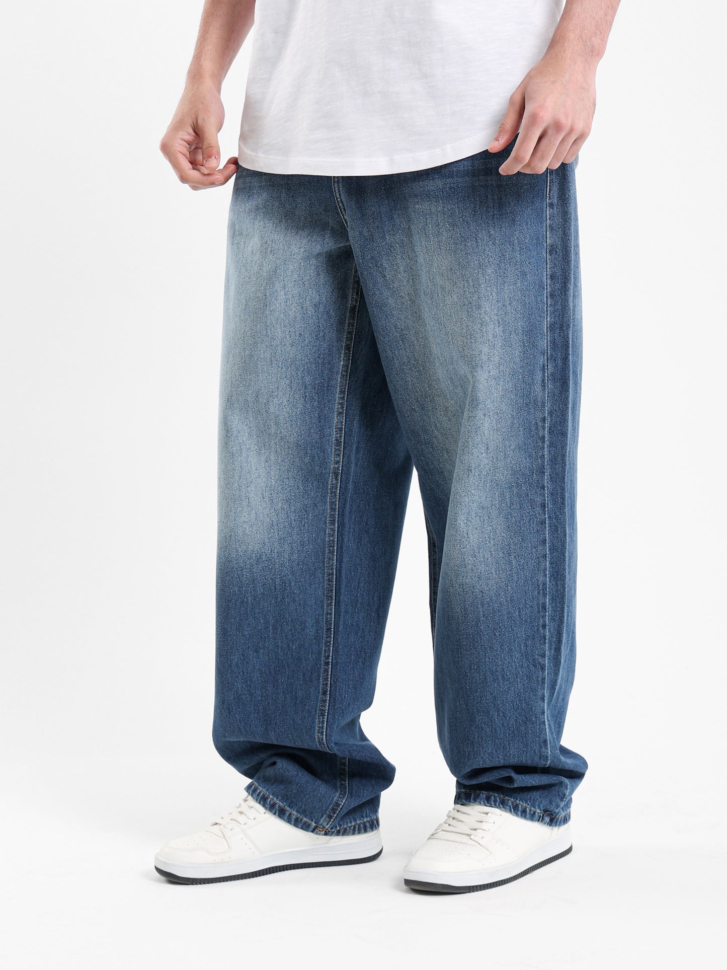 Baggy Fit Denim Jeans