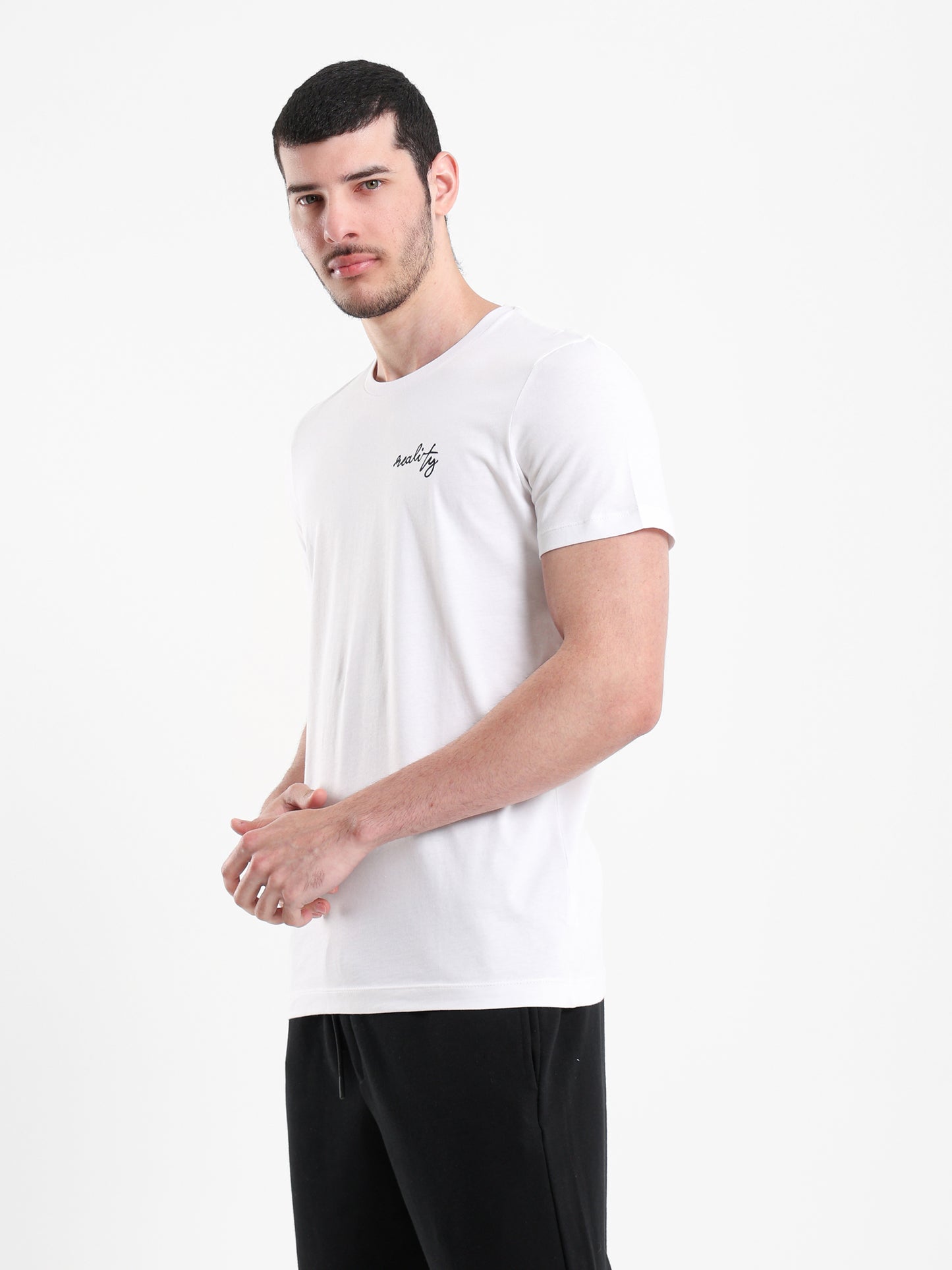 Reality Chest Print T-Shirt