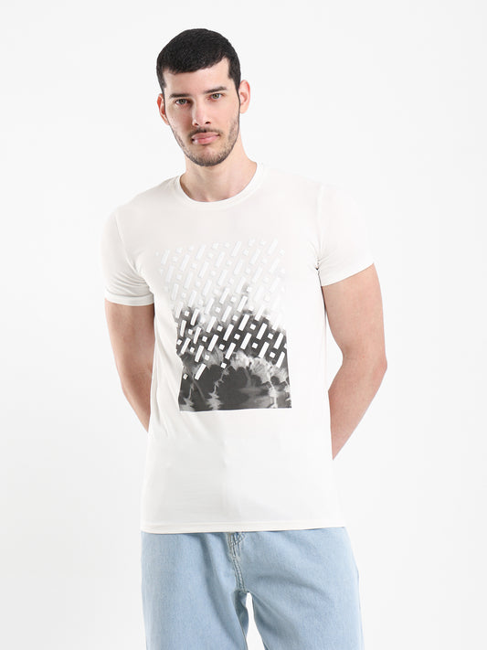 Grayscale Faded Grass Regular Fit T-Shirt