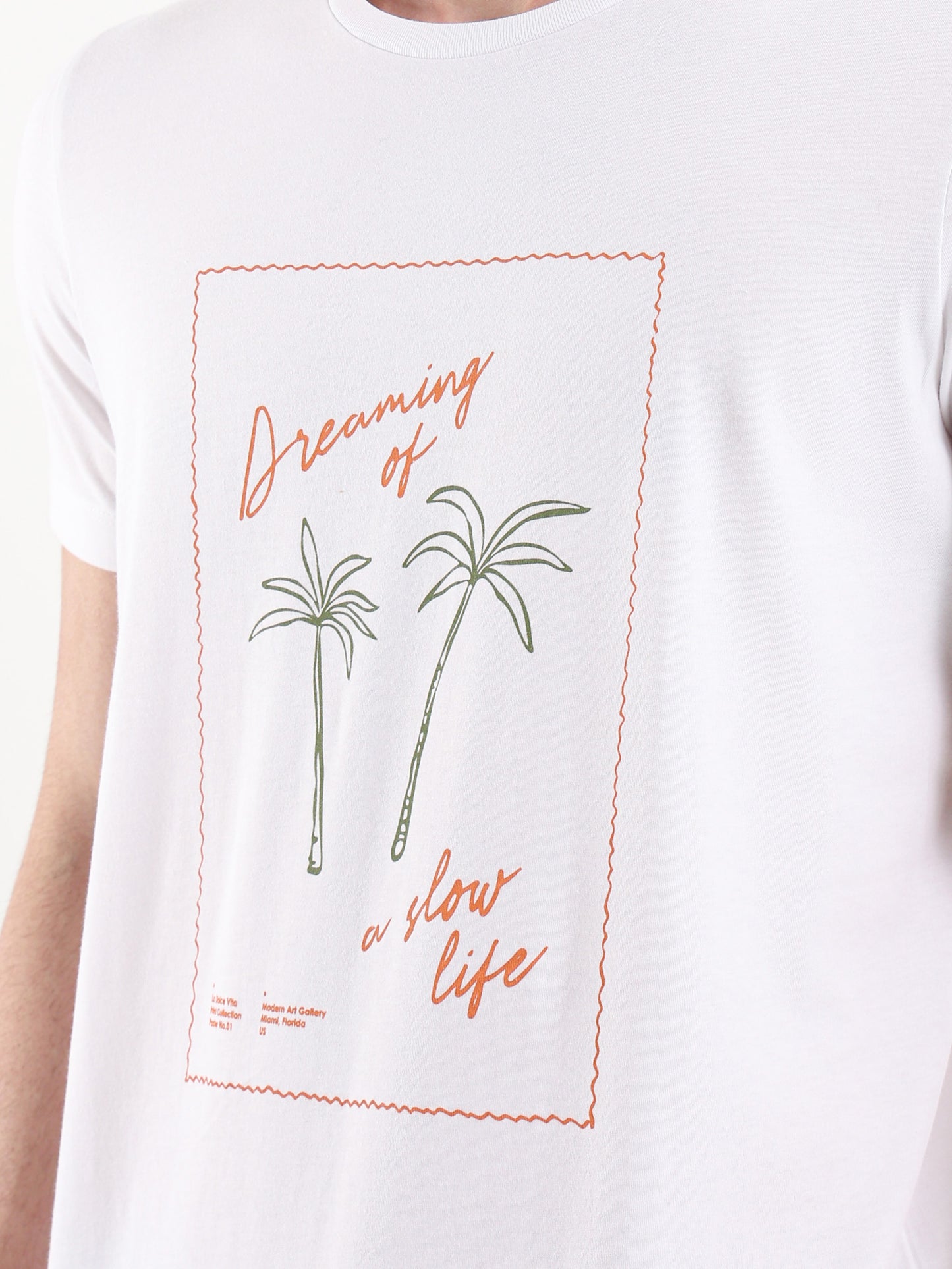 Dream of a Slow Life Printed T-Shirt